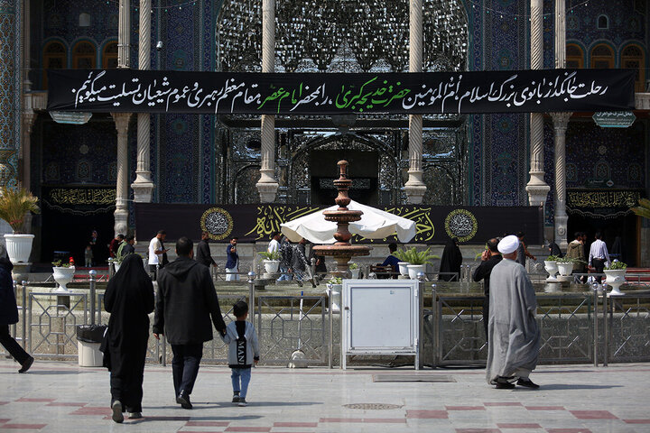 Photos: Mourning ceremony of Hazrat Khadija held at Hazrat Masoumeh holy shrine