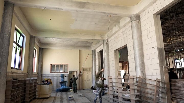 Photos: Repairing of Al-Nasr Mosque in Nablus