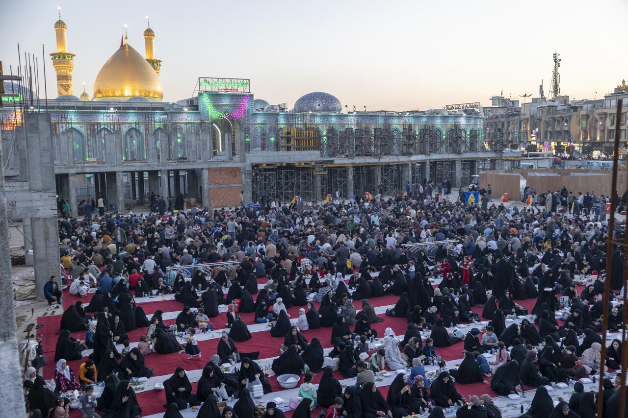 Multiple services offered by Al-Abbas holy shrine to visitors on nights of Ramadan month (+Photos)