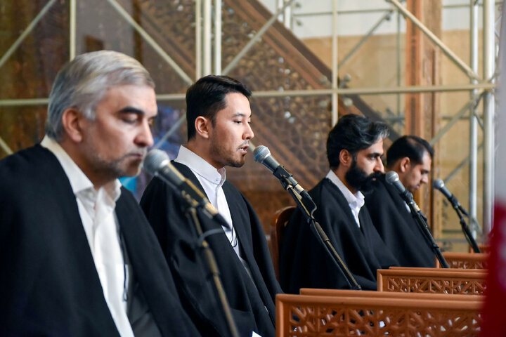 گزارش تصویری | ترتیل‌خوانی قرآن کریم در مسجد گوهرشاد