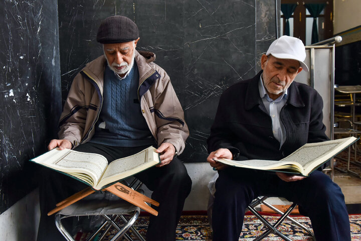 گزارش تصویری | ترتیل‌خوانی قرآن کریم در مسجد گوهرشاد