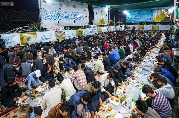 Photos: Mass iftar ceremony held at University of Kufa