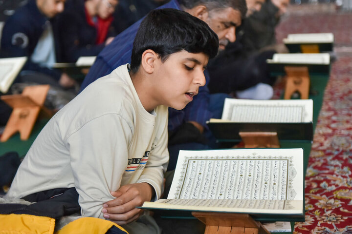 Photos: Reciting Holy Quran at Goharshad Mosque