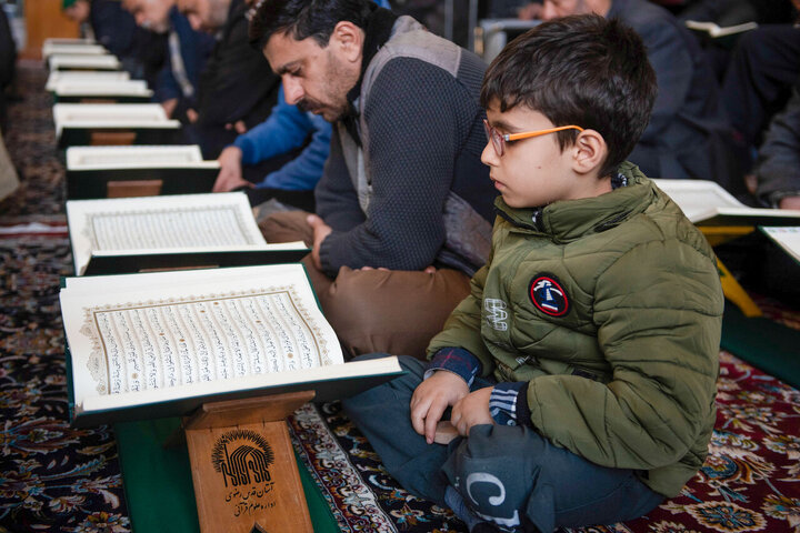 Photos: Reciting Holy Quran at Goharshad Mosque