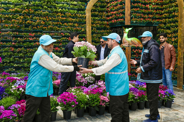 Photos: Imam Reza Holy shrine, servants welcome spring
