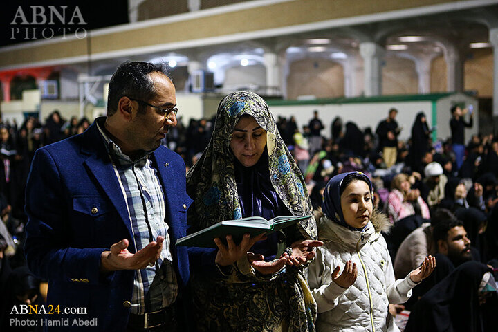 Photos: First Night of Ghadr observed at Hazrat Masoumeh holy shrine
