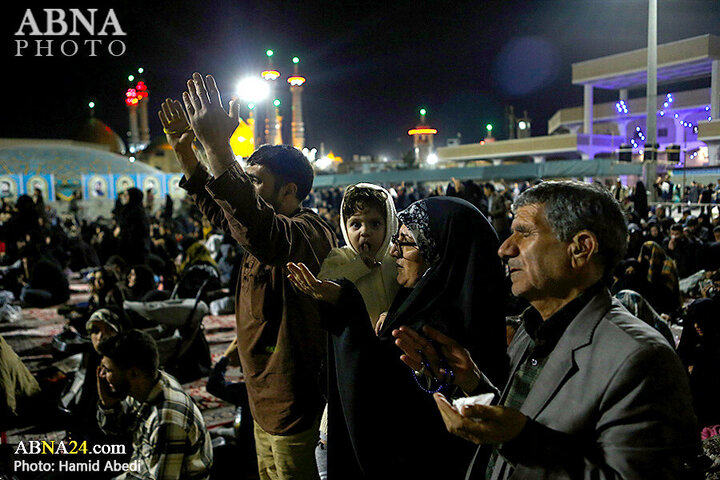 Photos: First Night of Ghadr observed at Hazrat Masoumeh holy shrine