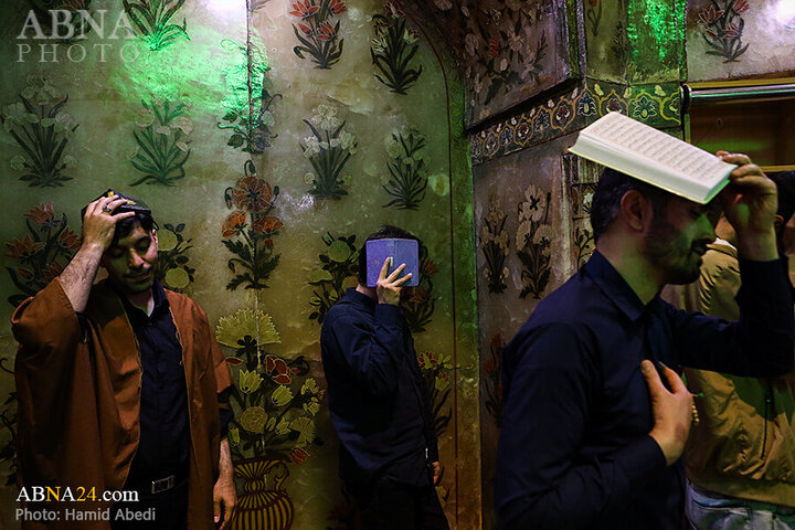 Photos: First Night of Ghadr observed at Hazrat Masoumeh holy shrine