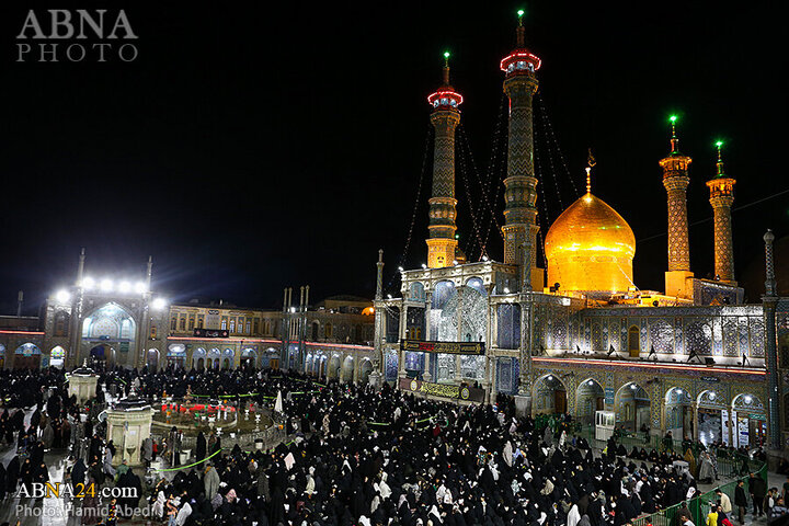 Photos: First Night of Ghadr observed at Hazrat Masoumeh holy shrine