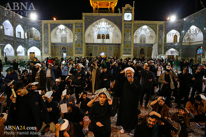 Photos: First Night of Ghadr observed at Hazrat Masoumeh holy shrine