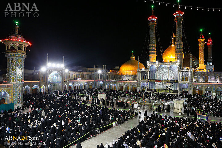 Photos: First Night of Ghadr observed at Hazrat Masoumeh holy shrine