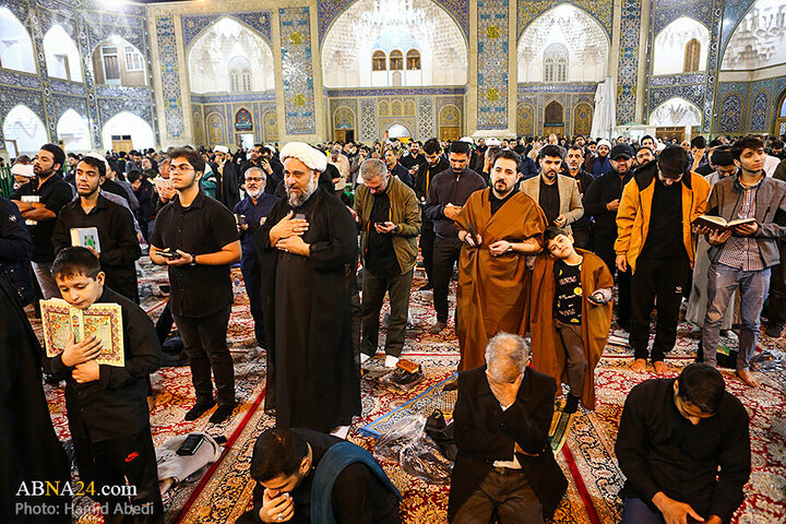 Photos: First Night of Ghadr observed at Hazrat Masoumeh holy shrine