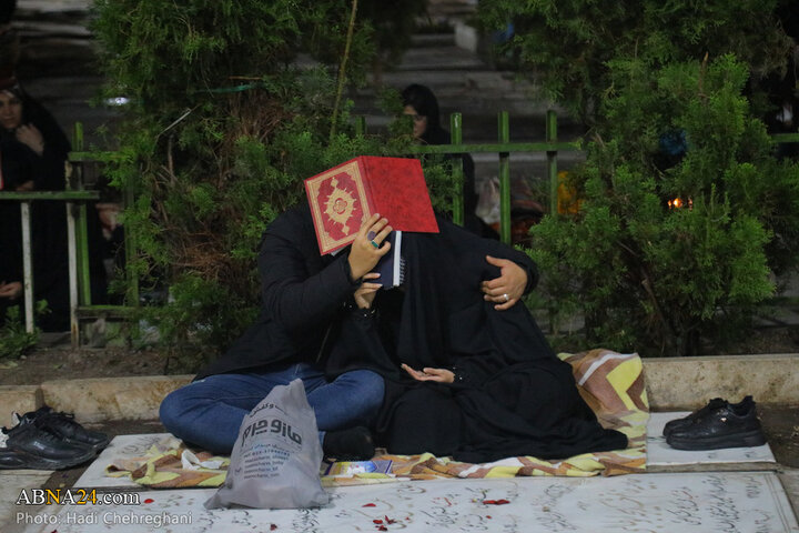شب قدر در گلزار قم
