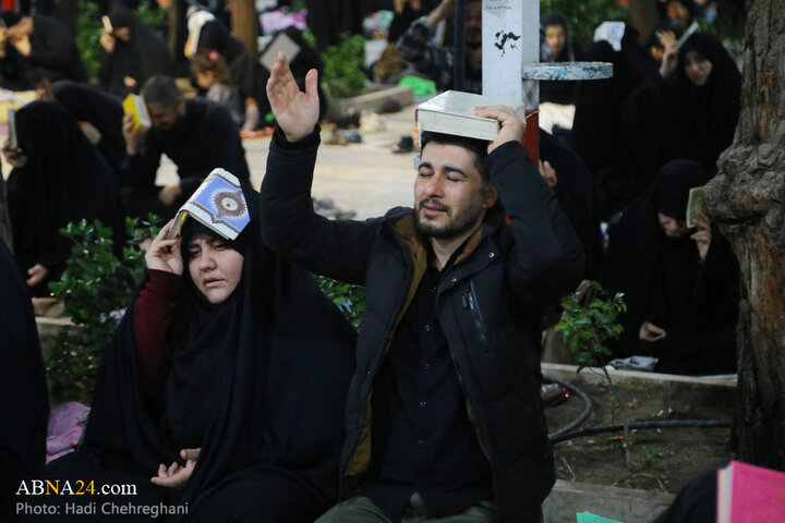 شب قدر در گلزار قم