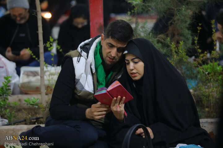شب قدر در گلزار قم