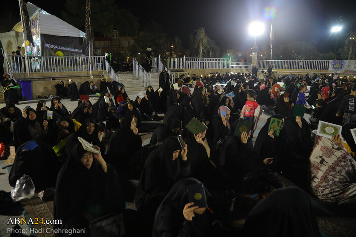 شب قدر در گلزار قم