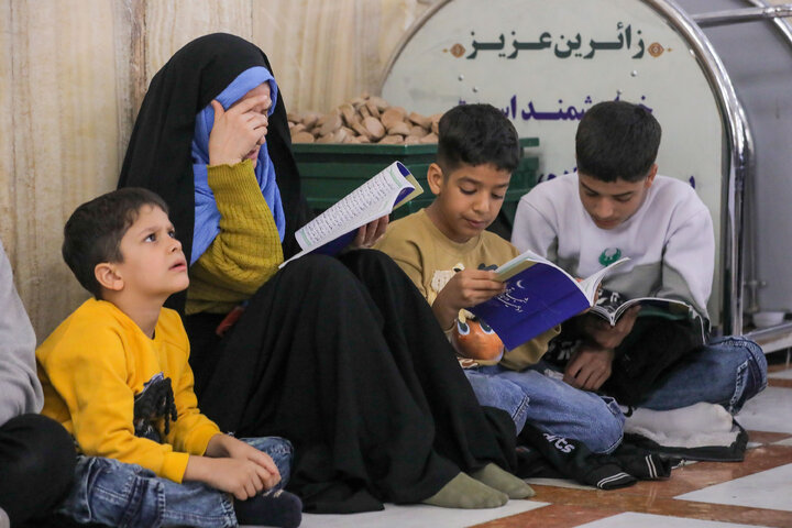 گزارش تصویری | مراسم احیاء کودکانه در حرم رضوی(ع)