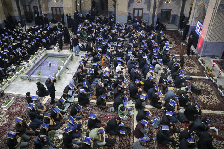 گزارش تصویری | مراسم احیا ناشنوایان در شب بیست و یکم ماه رمضان