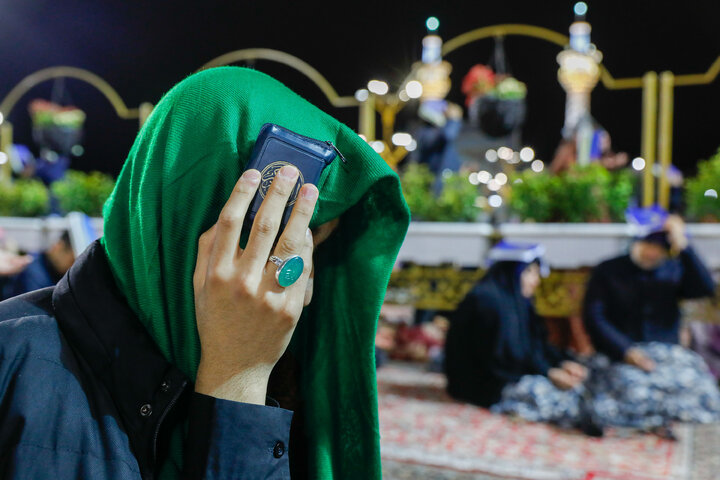 گزارش تصویری | مراسم احیا شب بیست و سوم ماه مبارک رمضان در حرم مطهر رضوی(1)