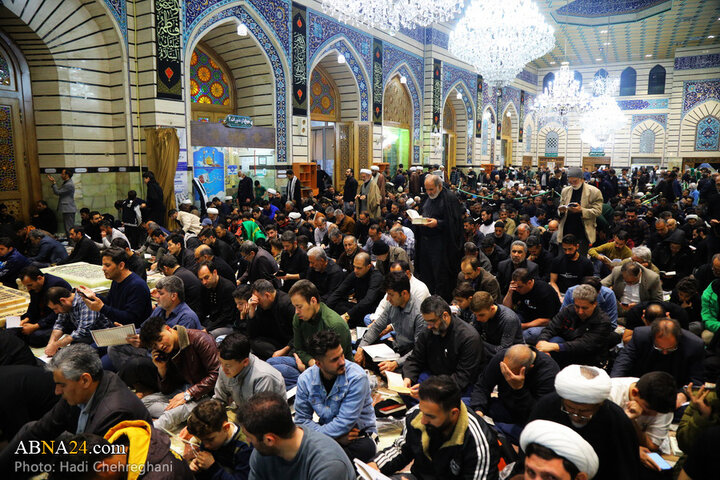 شب قدر حرم حضرت معصومه