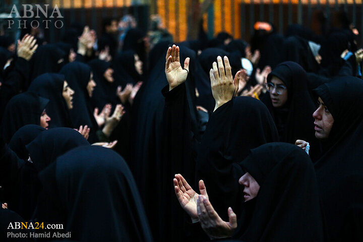 Photos: Ayatollah Vahid Khorasani attends Imam Ali mourning procession
