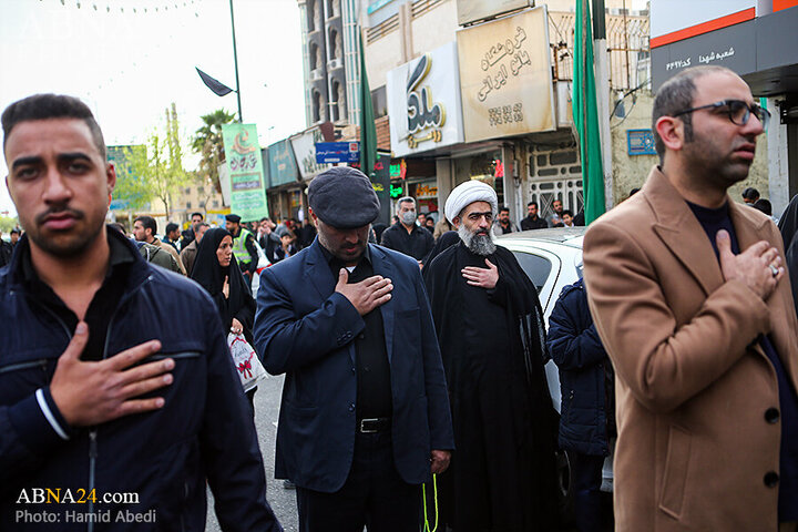 Photos: Ayatollah Vahid Khorasani attends Imam Ali mourning procession