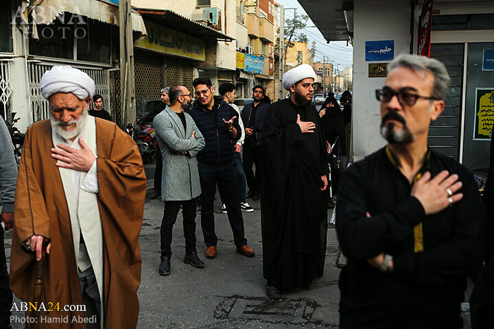 Photos: Ayatollah Vahid Khorasani attends Imam Ali mourning procession