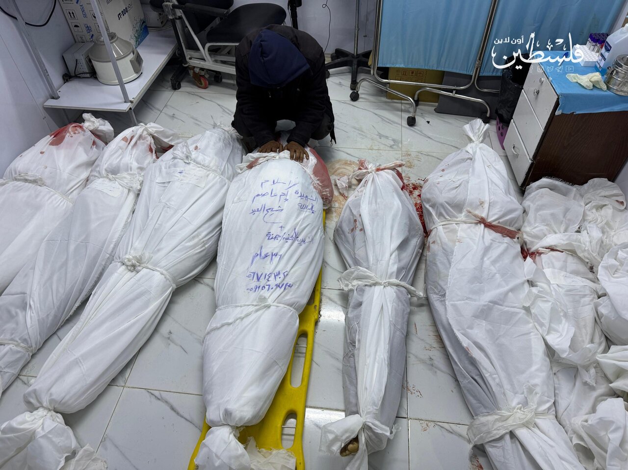 Five Palestinians martyred in Israeli airstrike targeted a residential house in Khan Yunis