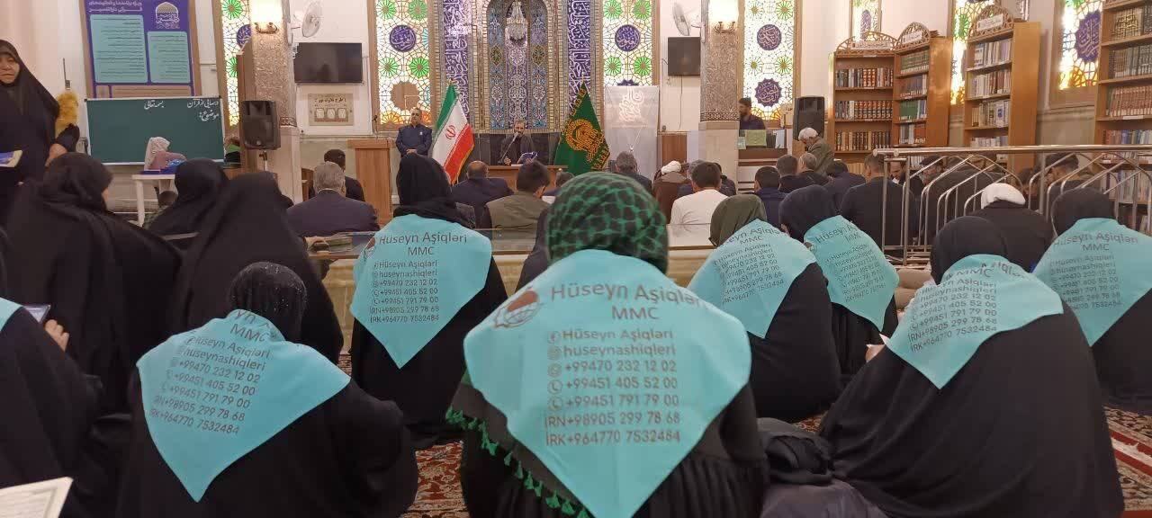 Third Qadr night ritual held for Azerbaijani pilgrims at Razavi shrine