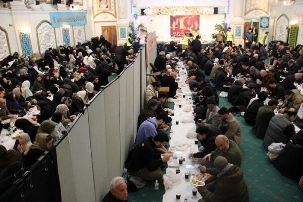 Islamic Center of England hosts Iftar banquet supported by community contributions in Ramadan