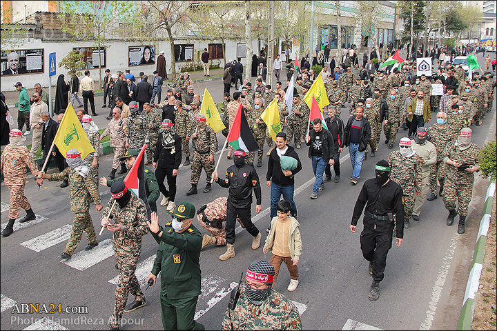 راهپیمایی روز قدس در رشت