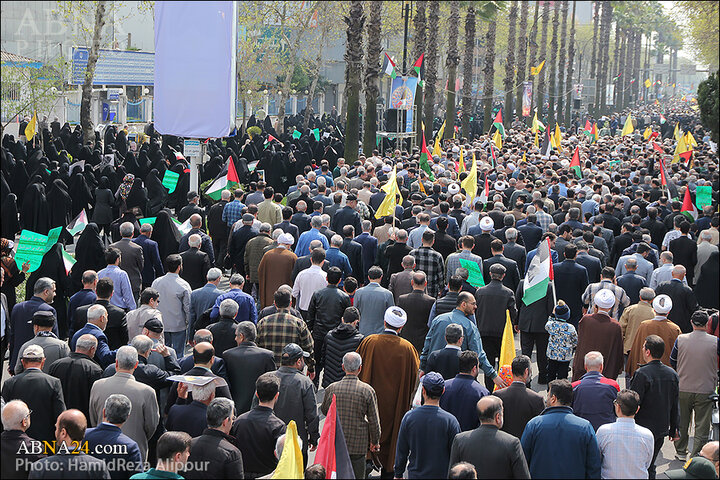راهپیمایی روز قدس در رشت