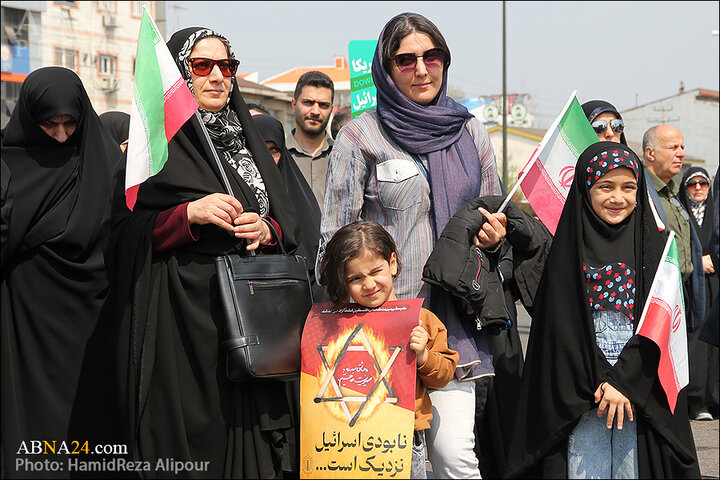 راهپیمایی روز قدس در رشت