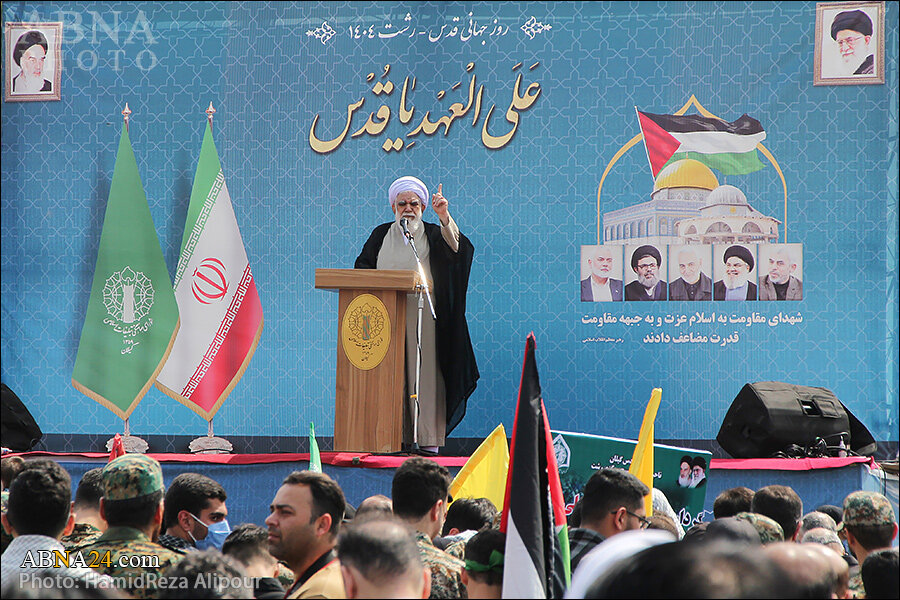 آیت‌الله اختری: مقاومت پویاست و ادامه دارد/ ملت ایران بر عهد خود برای آزادی قدس ایستاده است