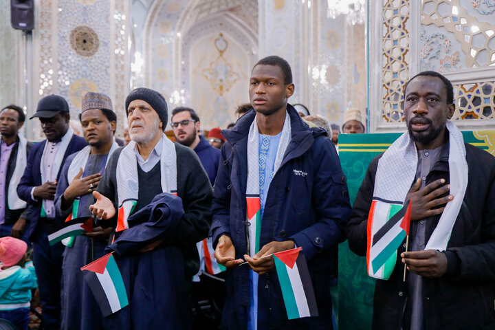 Photos: "Hayya 'ala al-Quds" conference held at Imam Reza holy shrine