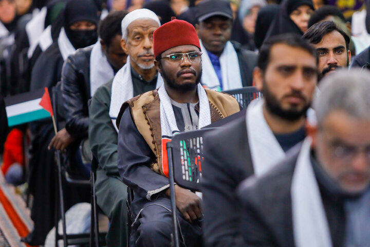 Photos: "Hayya 'ala al-Quds" conference held at Imam Reza holy shrine