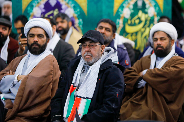 Photos: "Hayya 'ala al-Quds" conference held at Imam Reza holy shrine
