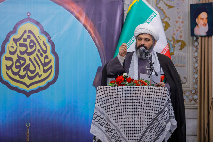 Photos: "Hayya 'ala al-Quds" conference held at Imam Reza holy shrine