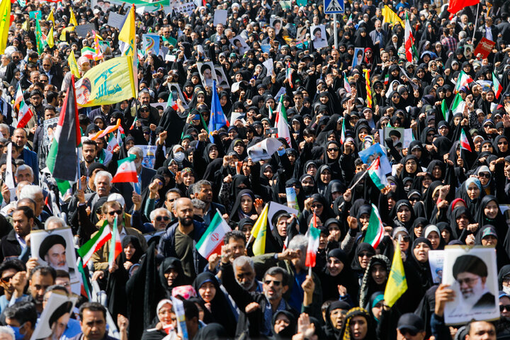 گزارش تصویری | راهپیمائی روز جهانی قدس در مشهد(1)