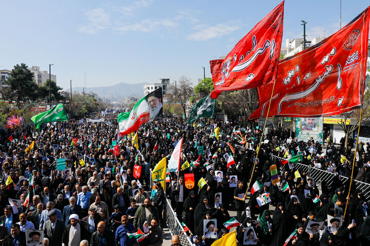 گزارش تصویری | راهپیمائی روز جهانی قدس در مشهد(1)