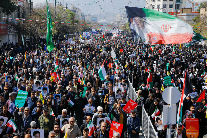گزارش تصویری | راهپیمائی روز جهانی قدس در مشهد(1)