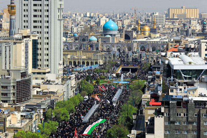 گزارش تصویری | راهپیمائی روز جهانی قدس در مشهد(1)