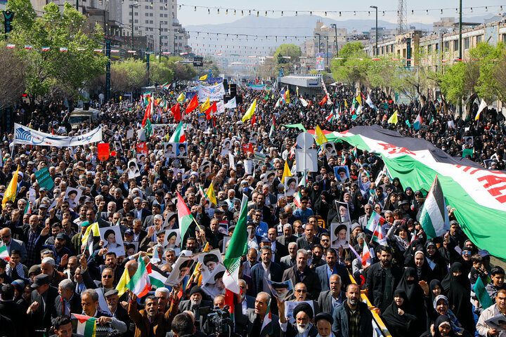 گزارش تصویری | راهپیمائی روز جهانی قدس در مشهد(1)