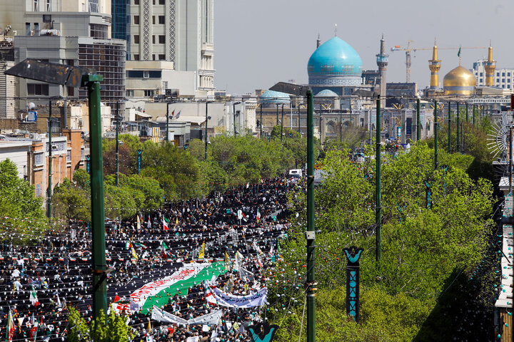 گزارش تصویری | راهپیمائی روز جهانی قدس در مشهد(1)