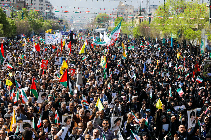 گزارش تصویری | راهپیمائی روز جهانی قدس در مشهد(1)