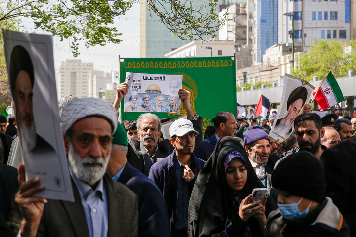 گزارش تصویری | راهپیمائی روز جهانی قدس در مشهد-١