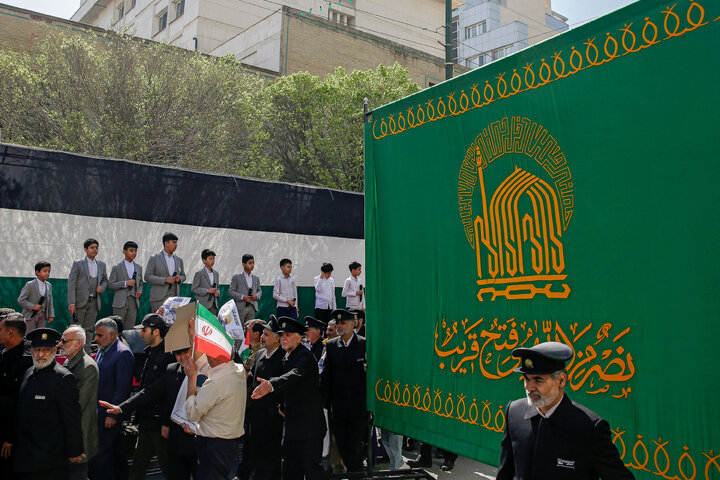 گزارش تصویری | راهپیمائی روز جهانی قدس در مشهد-١