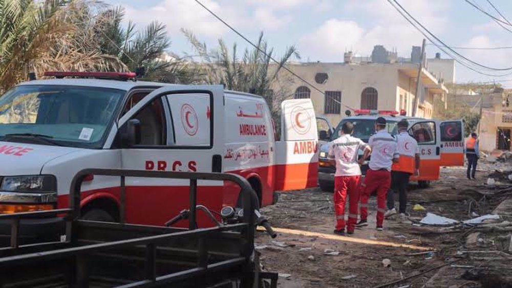 Zionist terrorist regime admits to firing on Gaza ambulances