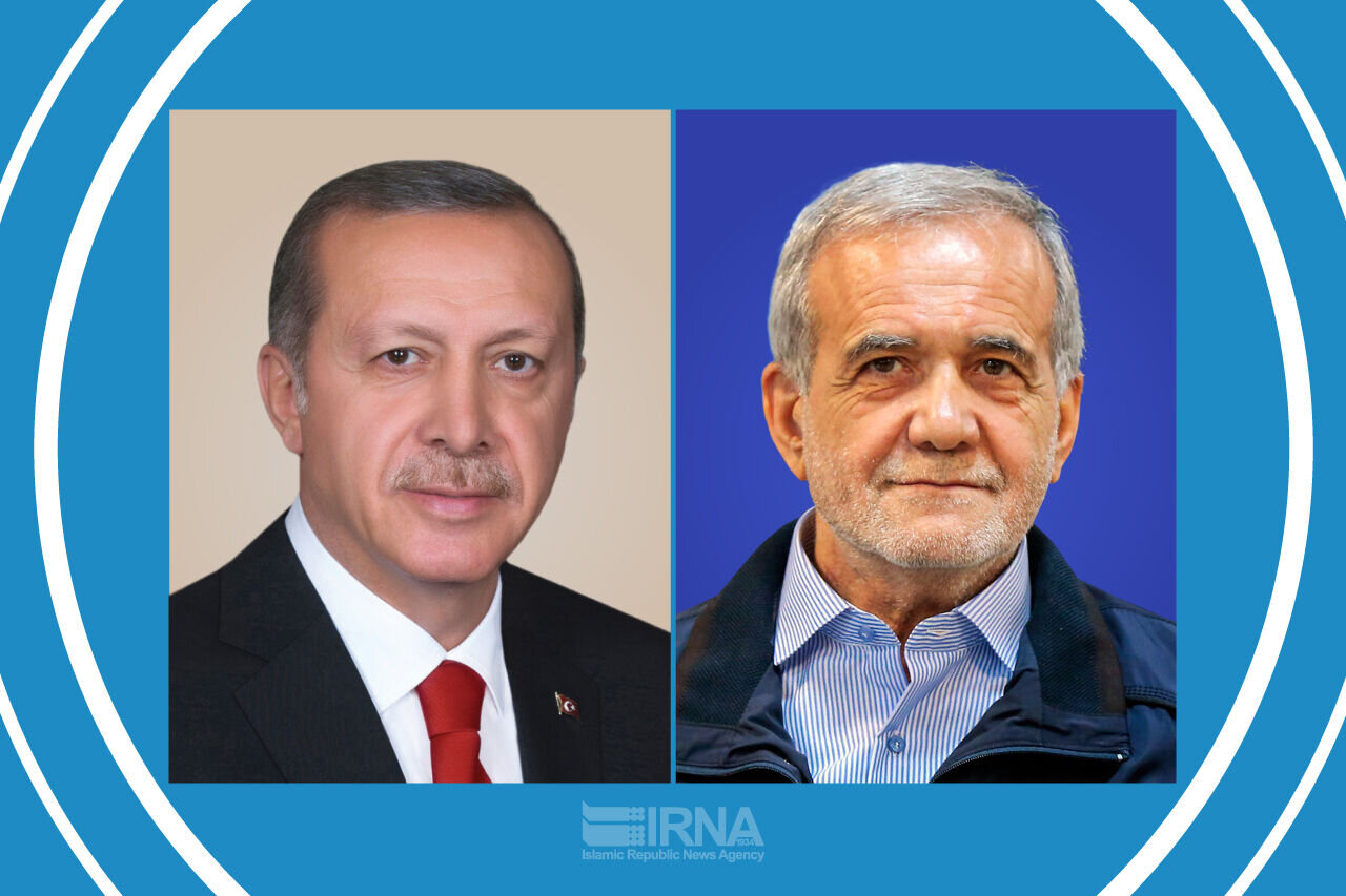 Erdogan extends Eid al-Fitr greetings to Pres. Pezeshkian
