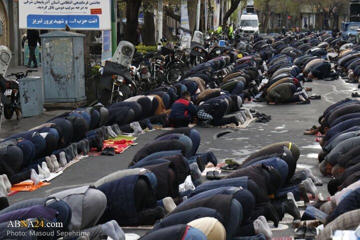 نماز عید فطر در تبریز